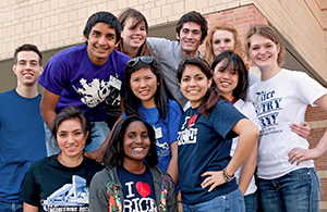 Rice University students. Courtesy: Admissions.